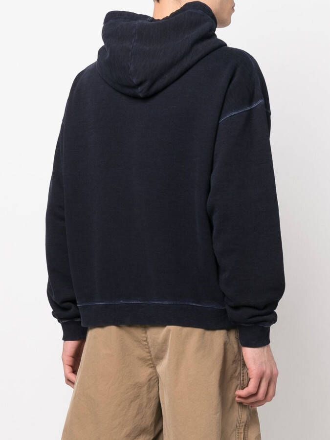DSQUARED2 Hoodie met logoprint Blauw