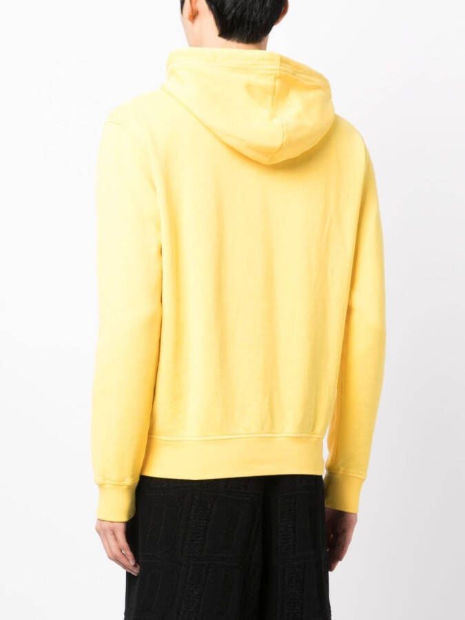 DSQUARED2 Hoodie met logoprint Geel