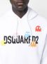 DSQUARED2 Hoodie met logoprint Wit - Thumbnail 5