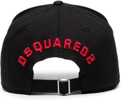 DSQUARED2 Icon honkbalpet Zwart