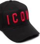 DSQUARED2 Icon honkbalpet Zwart - Thumbnail 5