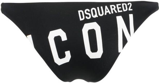 Dsquared2 Bikinislip met Icon-logoprint Zwart