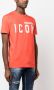Dsquared2 T-shirt met Icon-logoprint Oranje - Thumbnail 3