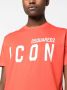 Dsquared2 T-shirt met Icon-logoprint Oranje - Thumbnail 5