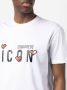 DSQUARED2 Icon logo-print T-shirt Wit - Thumbnail 5