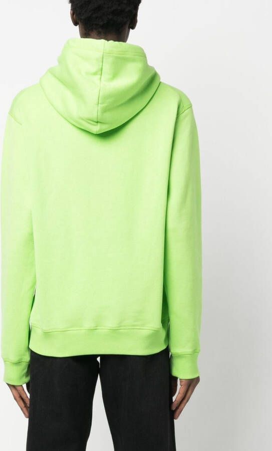 Dsquared2 Icon-print cotton hoodie Groen
