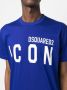 Dsquared2 Icon-print cotton T-shirt Blauw - Thumbnail 5