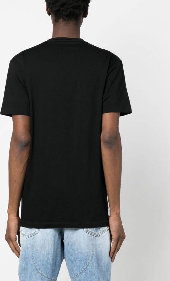 DSQUARED2 Icon-print cotton T-shirt Zwart