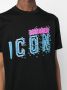 DSQUARED2 Icon-print cotton T-shirt Zwart - Thumbnail 5