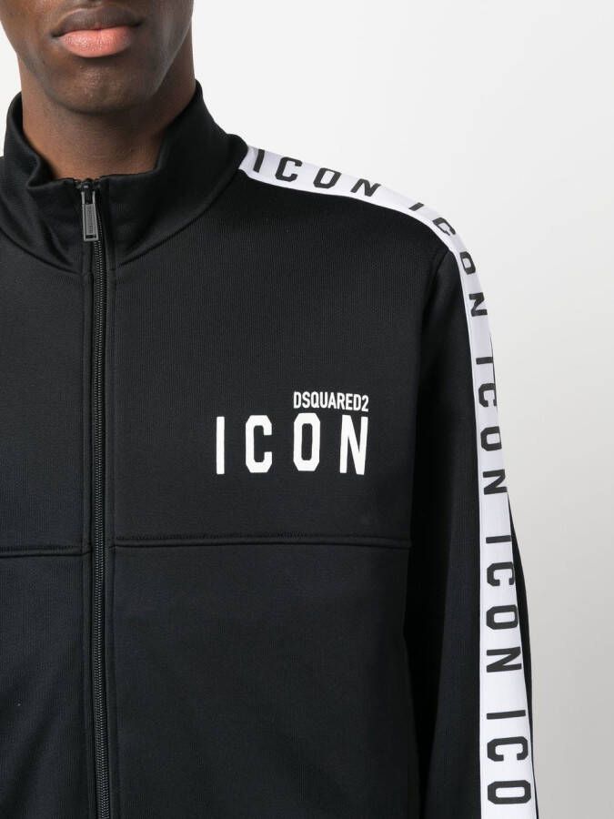 DSQUARED2 Icon-print sweatshirt Zwart