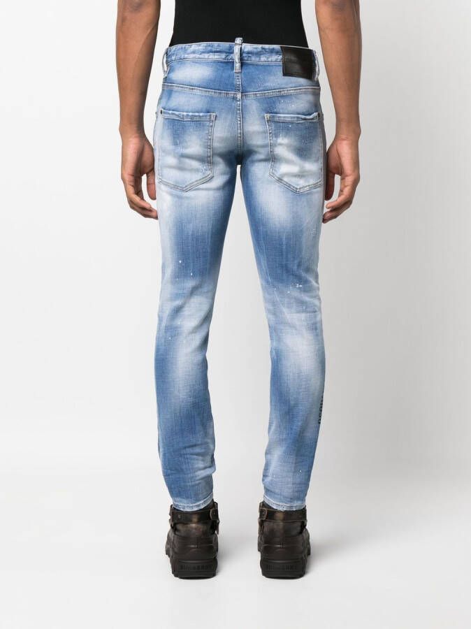 DSQUARED2 Jeans met print Blauw