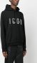 DSQUARED2 Icon studded hoodie Zwart - Thumbnail 3
