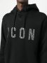 DSQUARED2 Icon studded hoodie Zwart - Thumbnail 5
