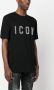 DSQUARED2 Icon studded T-shirt Zwart - Thumbnail 3