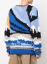 DSQUARED2 Intarsia trui Blauw - Thumbnail 4