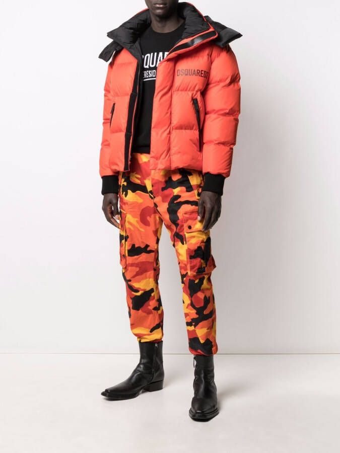 DSQUARED2 Intarsia trui Zwart