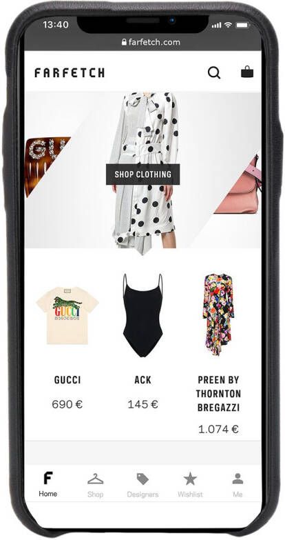 DSQUARED2 iPhone X hoesje met logo Zwart