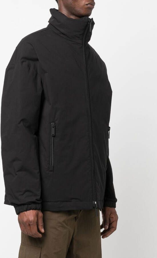 DSQUARED2 Gewatteerd jack met hoge hals Zwart