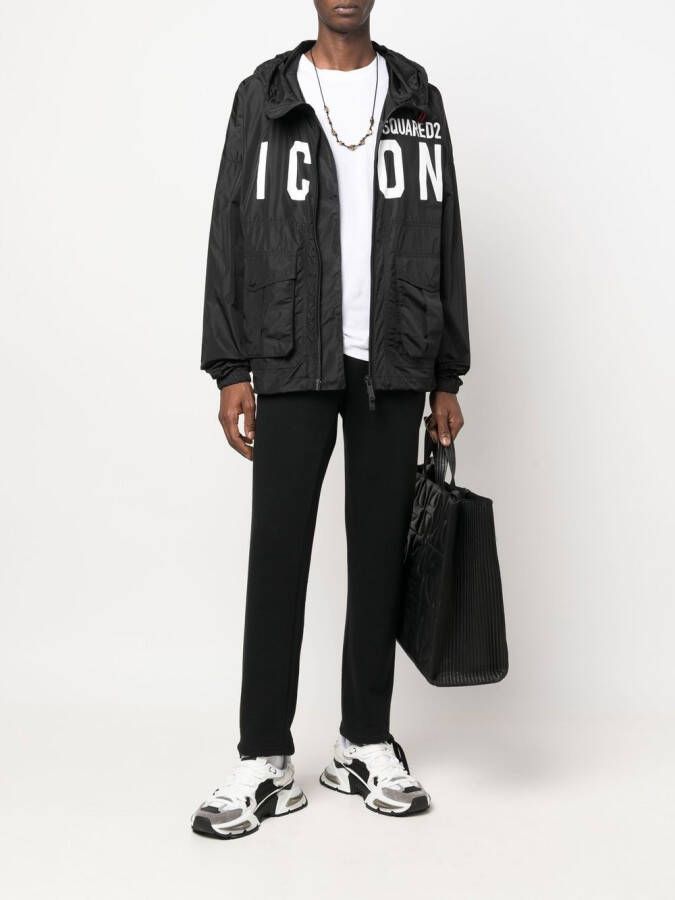 DSQUARED2 Jack met logo-print Zwart