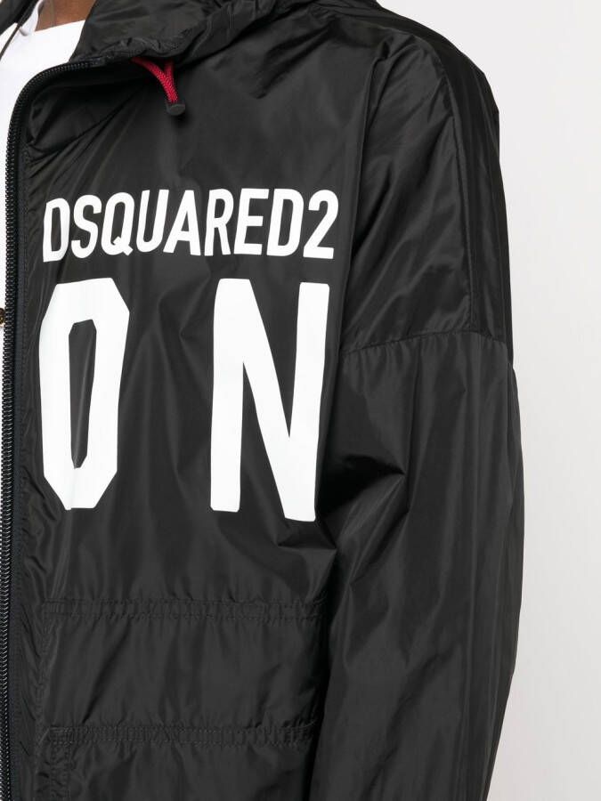 DSQUARED2 Jack met logo-print Zwart