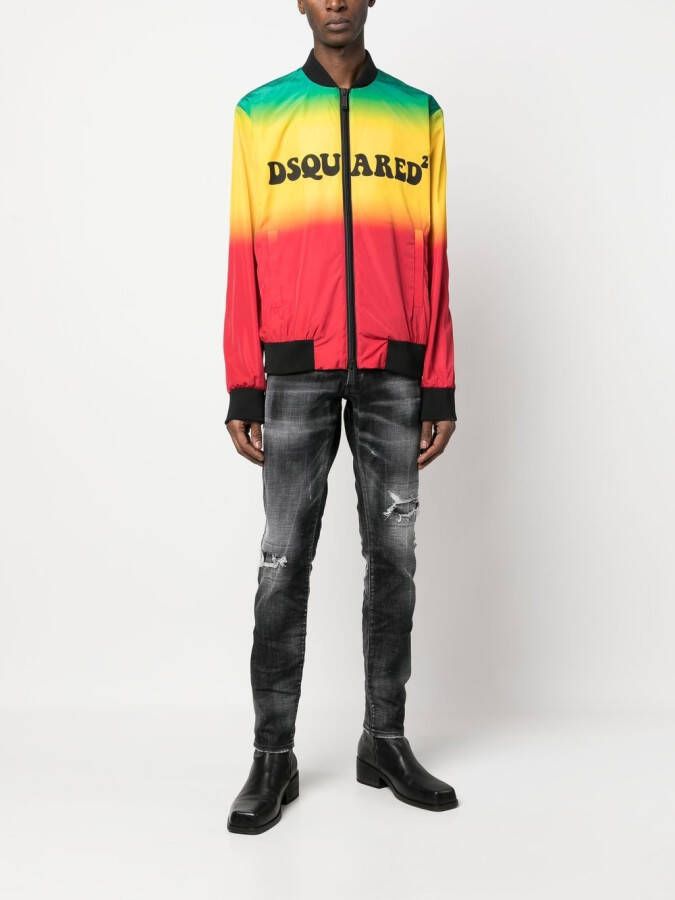 DSQUARED2 Jack met logoprint Groen