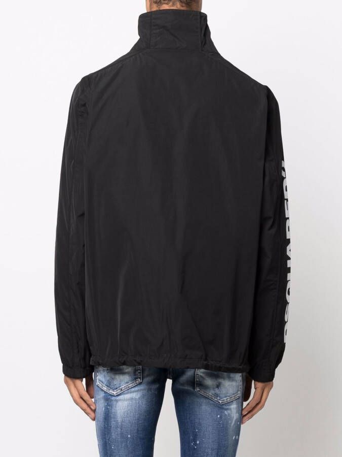 DSQUARED2 Jas met logoprint Zwart