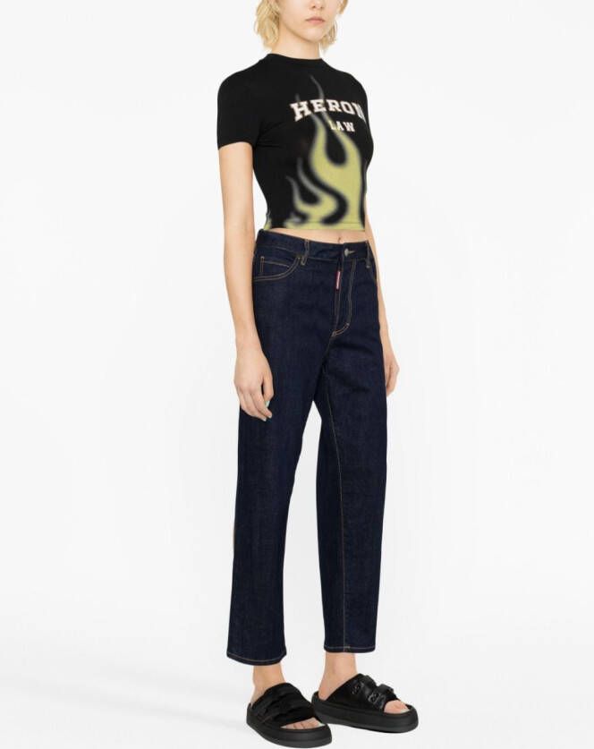 DSQUARED2 Jeans met logopatch Blauw