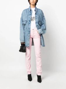 Dsquared2 Jeans met logopatch Roze