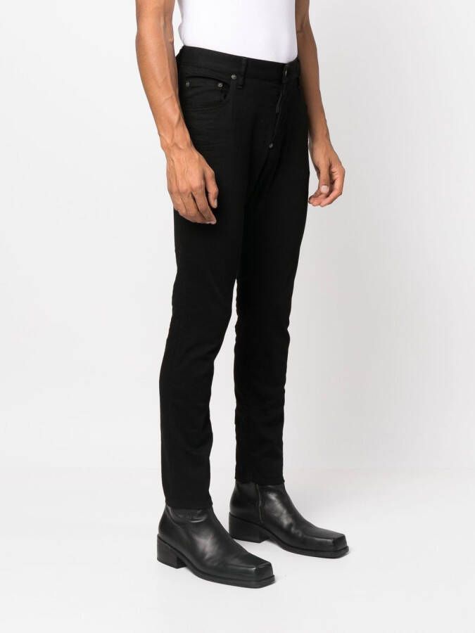 Dsquared2 Jeans met logopatch Zwart