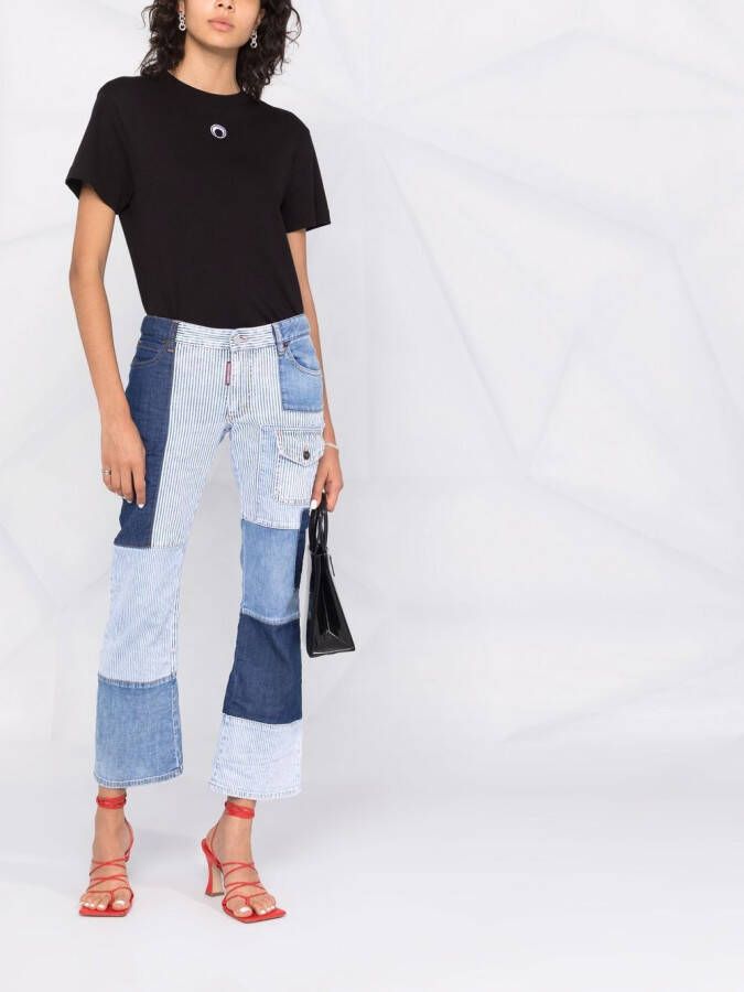 DSQUARED2 Jeans met patchwork Blauw