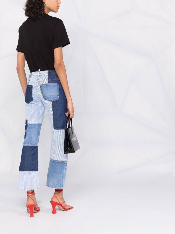 DSQUARED2 Jeans met patchwork Blauw