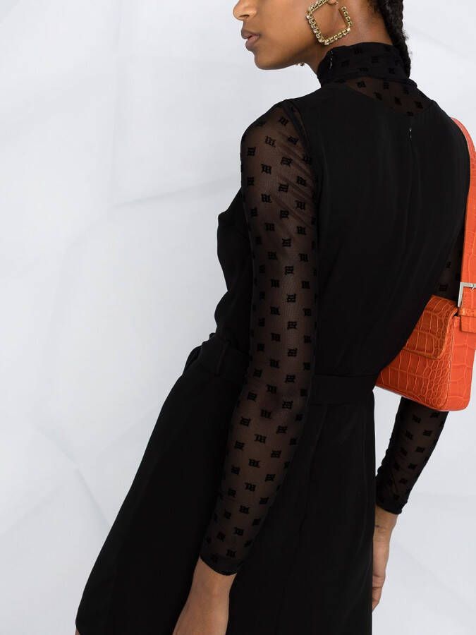 DSQUARED2 Jurk met ceintuur Zwart