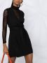 DSQUARED2 Jurk met ceintuur Zwart - Thumbnail 5