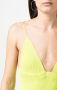 DSQUARED2 Jurk met V-hals 173 CYBER YELLOW - Thumbnail 5