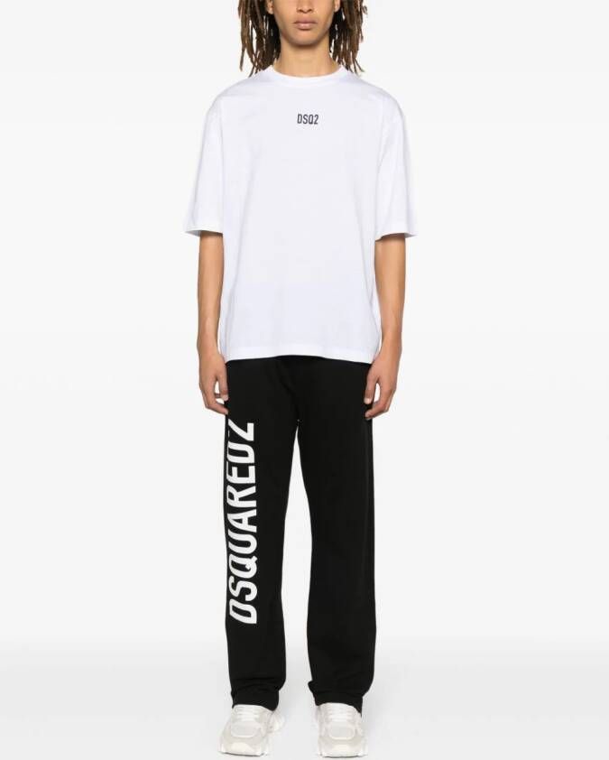 DSQUARED2 Katoenen T-shirt met logoprint Wit