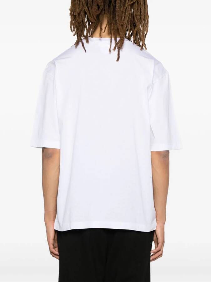 DSQUARED2 Katoenen T-shirt met logoprint Wit