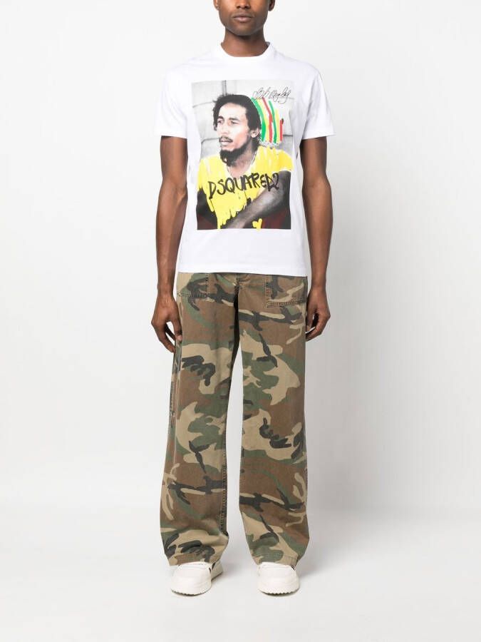 DSQUARED2 Katoenen T-shirt Wit