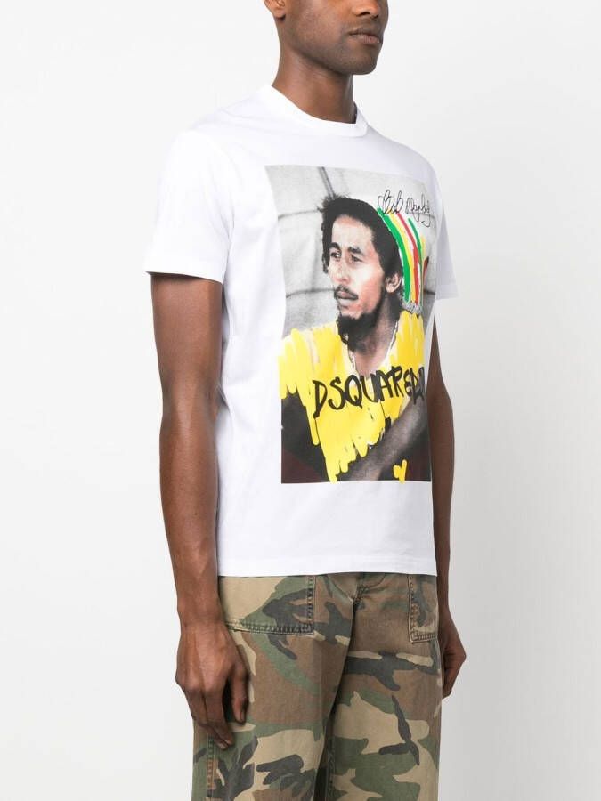 DSQUARED2 Katoenen T-shirt Wit