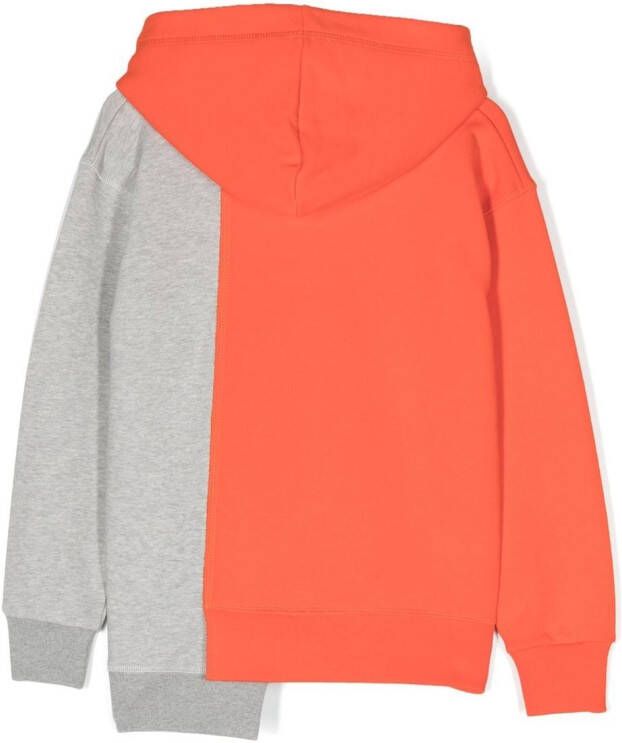 Dsquared2 Kids Asymmetrische hoodie Oranje