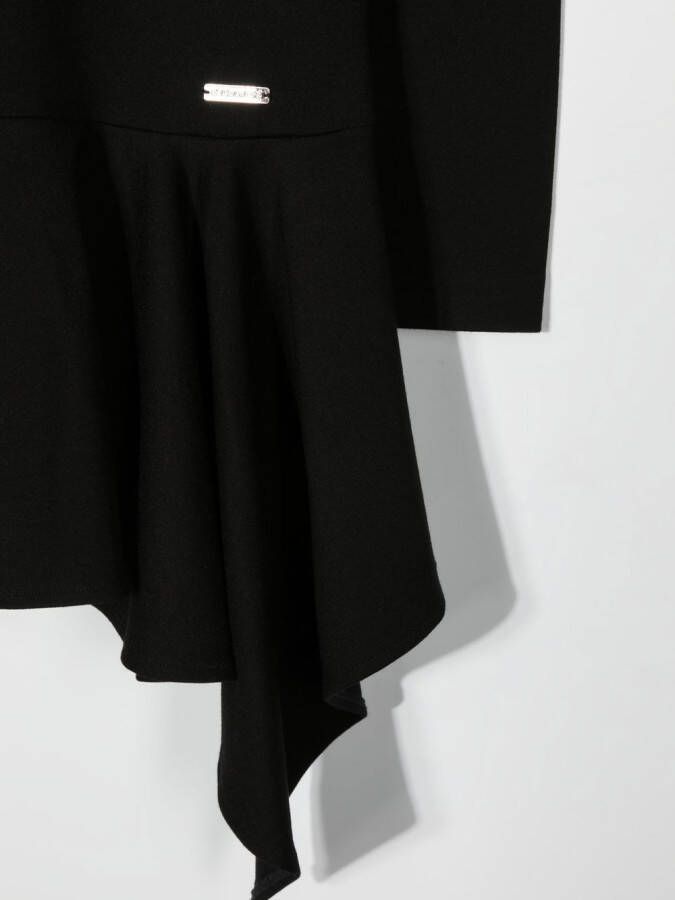 Dsquared2 Kids Asymmetrische jurk Zwart