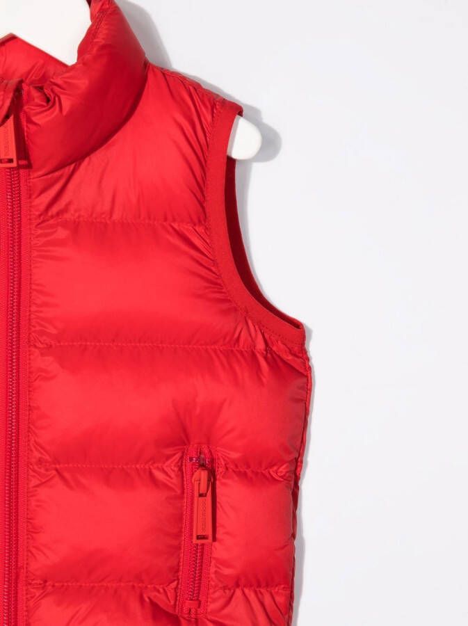 DSQUARED2 KIDS Bodywarmer met logoprint Rood