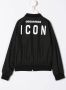 DSQUARED2 KIDS Bomberjack met logoprint Zwart - Thumbnail 2