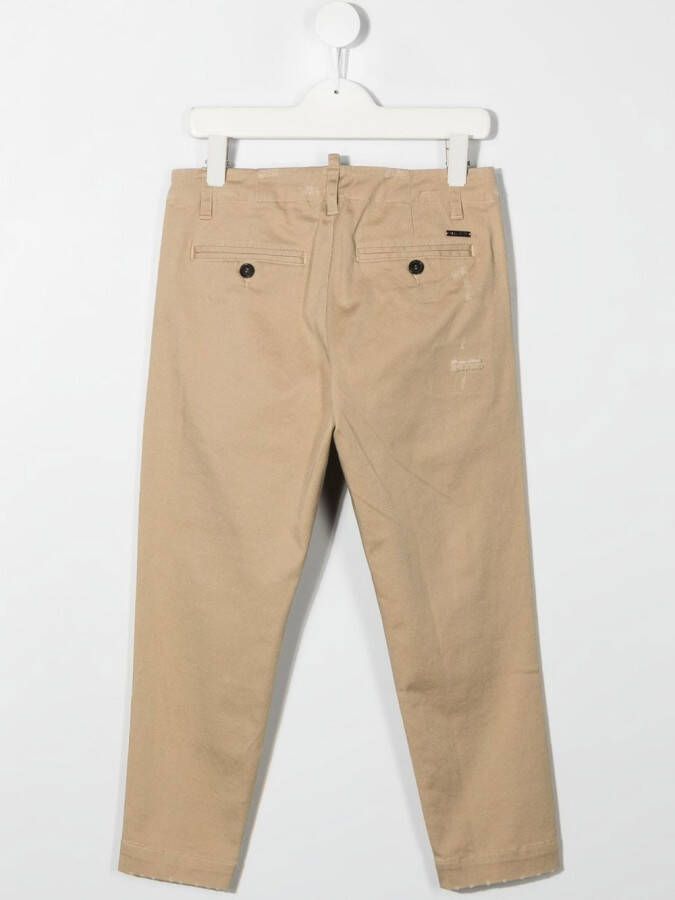Dsquared2 Kids Chino met patchdetail Beige