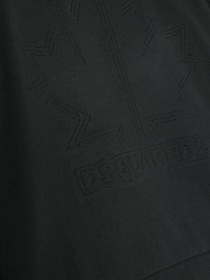 Dsquared2 Kids Sweater met logo-reliëf Zwart