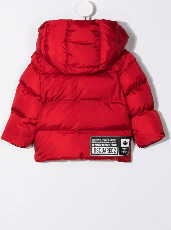 DSQUARED2 KIDS Gewatteerd jack Rood