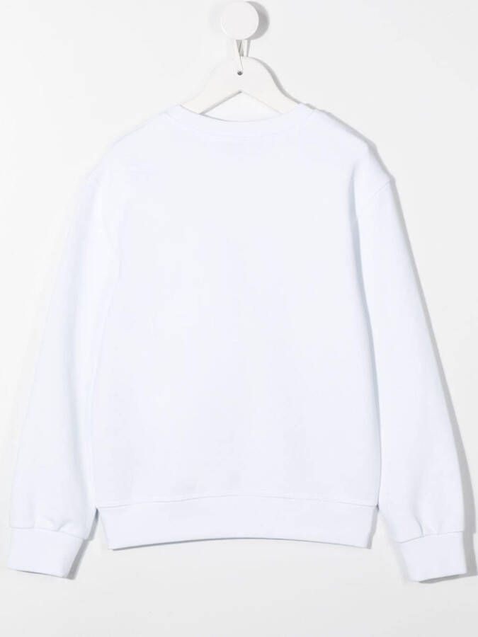 DSQUARED2 KIDS Hoodie met logoprint Wit