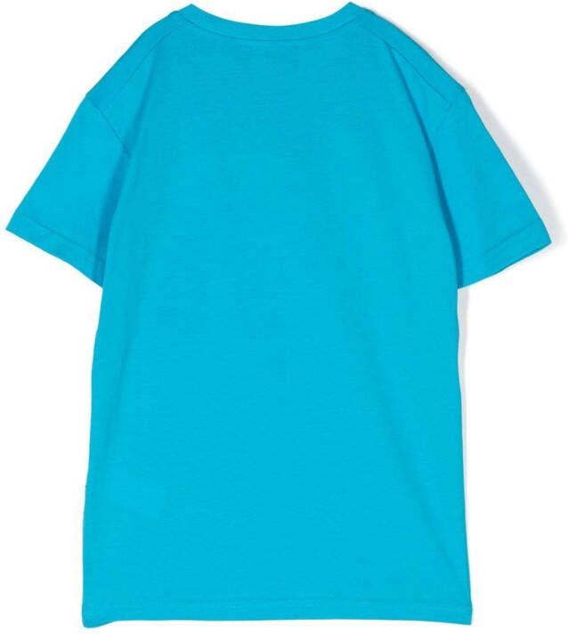 DSQUARED2 KIDS T-shirt met logoprint Blauw