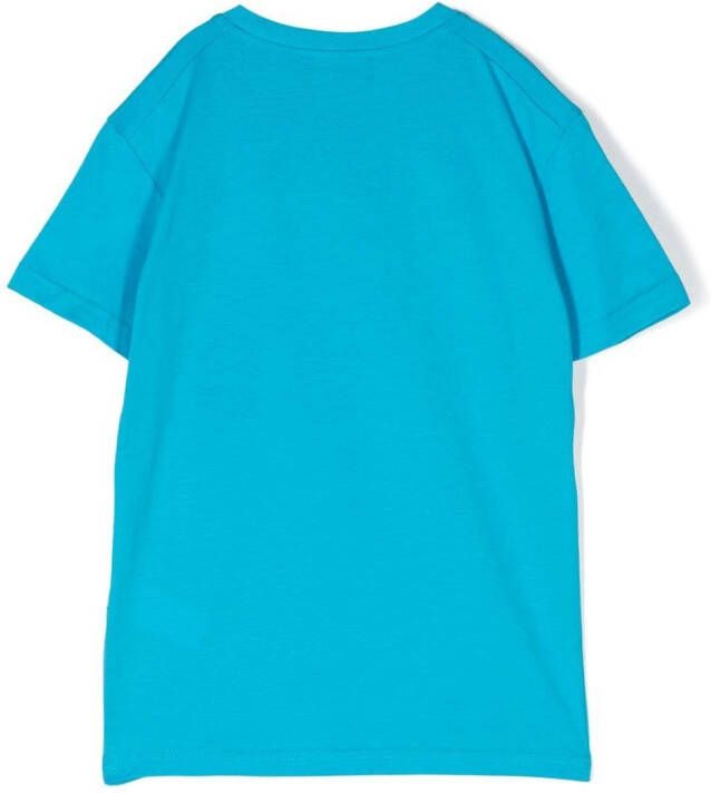 Dsquared2 Kids T-shirt met logoprint Blauw