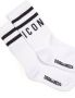 DSQUARED2 KIDS Intarsia sokken Wit - Thumbnail 2