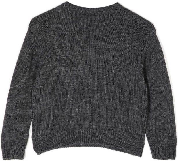 DSQUARED2 KIDS Intarsia trui Grijs